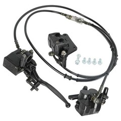 Hydraulic Rear Twin Disc Brake Calipers Assembly For Go Kart ATV Buggy Golf Quad