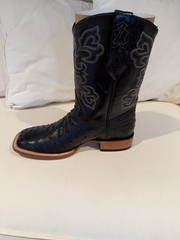 J.B. Dillon Reserve Ostrich Black Men’s Western Boots Size 9EE