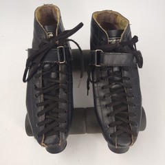 Vintage Labeda LT429 Roller Skates Size 8 Black w/ Wicked To The Max 62mm Wheel