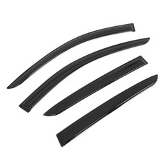 Tape on Window Visors Compatible with 2019-2025 Cadillac XT4, Smoke/Tinted