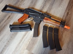 LCT PP19 Vityaz Airsoft AEG SMG Rifle w/ Upgrades — Needs Work