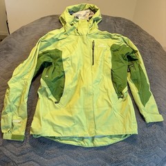 Eider Men’s Defender 3LS Jacket Hooded Waterproof Outdoor Lime Green Size S
