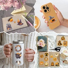 200Pcs Halloween Stickers Decals Pack – Party Favors Supplies Games Gifts Crafts