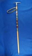 Vintage Miniature Swiss Mountaineering Souvenir Ice Axe Pick ‘Interlaken’ Badges