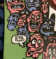 New In Shrink Brand X Riot Stick Skateboard Deck Pea Olive Green Reissue 80’s