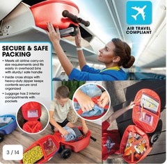 Kiddietotes Race Car Pack N’ Go Scooter