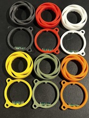 Black Gold Custom Archery Bow Sight Ring & Dial Upgrades; All Sights & 14 Colors