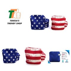 Professional Dual-Sided Cornhole Bags – Tournament-Approved 16oz Stars/Stripes