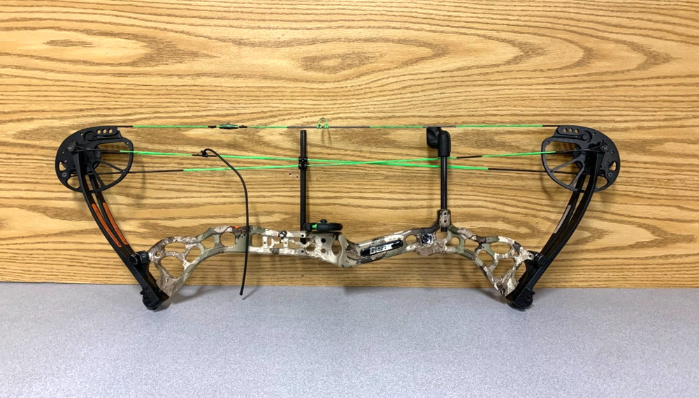 Bear Vast RTH Compound Bow – 70lbs Draw Weight, 20-30″ Draw Length SL 56