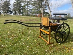 Imported Bennington 2 Two Wheel Horse Cart Carriage Driving Presentation Vehicle