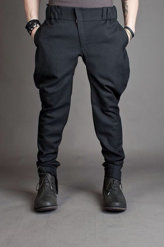 Mens Black Horse Riding Polo Pants Baggy Breeches Sports Pants Hinting Trousers
