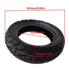 80/65-6 Tire For Zero10x Vsett 10 Mantis Nanrobot Electric Scooter 10×3 255×80