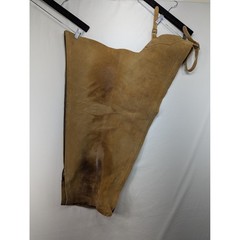 Devon-Aire Tan Suede Leather Equestrian Riding Chaps Medium Style 225 Zip Buckle