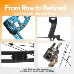 30-55 LBS Archery Compound Bow Fishing Set Beginners Hunting Target Shooting