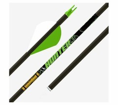 1 DOZEN Gold Tip Hunter XT 500 2″ Vanes Carbon Arrow #HXT500A26 1DZ 12 Arrows 12