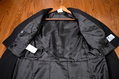Grand Prix shadbelly coat jacket black, CAN 12 USA 6