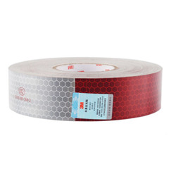 5cm*30.5cm Super Reflective Tape Car/Truck Night Warning Sign Sticker Red White