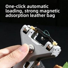 Slingshot with Aluminum Alloy Components and Magazine, Auto & Semi-Auto Loading