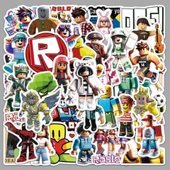 Mix 10/50 PCs Roblox Game Luggage Notebook Laptop Car Sticker – No Duplicate