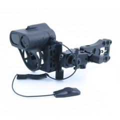 LaserWorks A3 Bow Sight 300 Meter Rangefinder 5-pin 4-axis Bowsight Ambidextrous