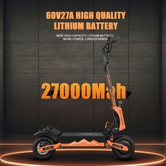 Electric Scooter for Adult 5600W Dual Motor 50MPH 60V 27AH Folding E-scooter 8hc