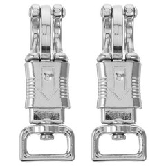 2 Pcs Climbing Buckle Clip Rope Clips Small Spring Snaps Quick Release