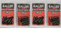 40 Allen Bullet Points 125 Grain 5/16 Diameter Arrow Heads Archery Field 14621A