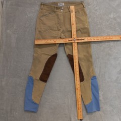 Dover Saddlery Womens 28 Tan Knee Patch Riding Breeches Equestrian Jodhpurs