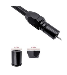 HAHAHA 700R4 4L60E 4L80E Trans Flexable Stainless Braided Hose Dipstick Compa…