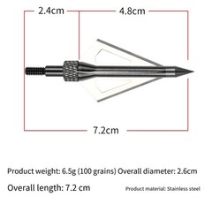12pcs Ultra-Sharp Arrow Broadheads Bag Tips Hunting Reliable Archery Accessories