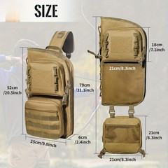 Archery Back Arrow Quiver Dual Side Carry Extendable Hunting Practice Bag