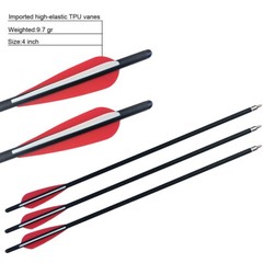 12Pcs 20» Archery Carbon Crossbow Bolt Arrows+12Pcs 100Grain Broadheads Hunting