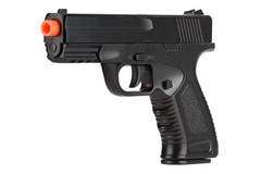 New Airsoft Metal Slide Polymer Grip Spring Compact Black Pistol Hand Gun BBs
