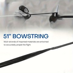 30Lbs 51″ Archery Detachable Takedown Recurve Bow Right Hand for Adult Beginner