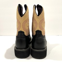 Ariat Fatbaby Heritage Western Cowgirl Boots Womens Size 6 Black Cream 10021464