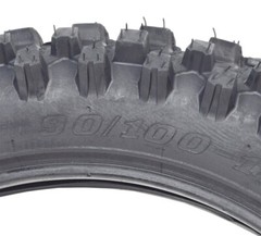 Qind 90/100-16 Dirt Bike Tire with QD015 Knobby Tread, Replacement Part for Baja