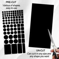 KIWIHUB LED Light Blocking Stickers,Blackout Stickers for Electronic,2 Sheets