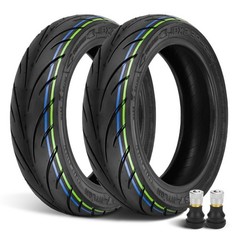 10×2.30-6.5 Highway Vacuum Tire, 10×2.3 Non-slip Tubeless Fit for NIU KQi2 Pr…