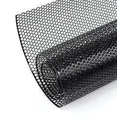 47×16 inches Car Pickup Truck Grill Mesh Spoiler Bumper 6x1mm Honeycomb Black
