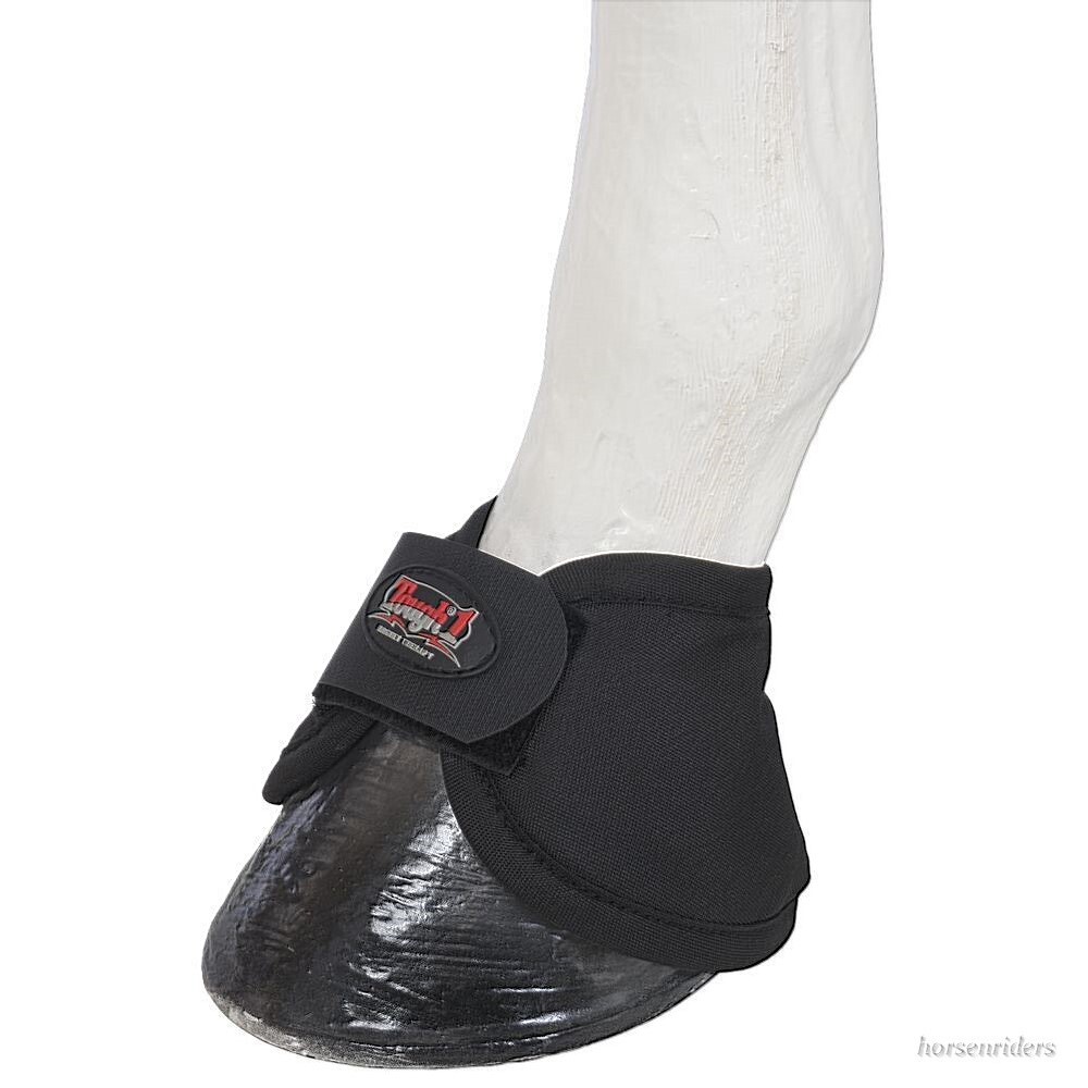 Horse Magnetic Therapy Bell Boots – 1100 Gauss Magnets – Set of 2
