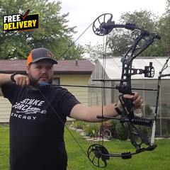 Archery X8 RTH Compound Bow Package 18-31″ Draw Length 0-70LB Adults Teens…