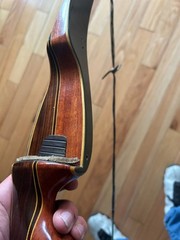 Bear Kodiak Hunter Recurve Bow Right Handed 60in 45# Canada 1953
