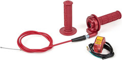 PUCKY New 7/8″ 22Mm Twist Throttle Accelerator Handle Grips and Cable Set with K