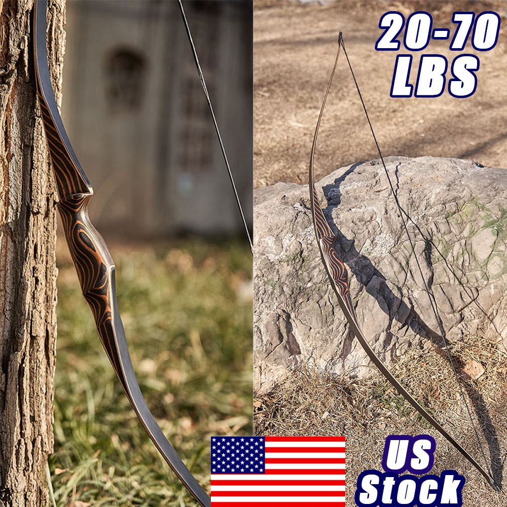 20-70lb Handmade Traditional Mongolia Horse Recurve Bow Longbow Archery Hunting