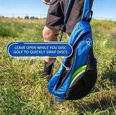 Infinite Discs Slinger Bag – Disc Golf Backpack, 6-12 Discs, Multiple Colors