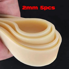 5 Flat Rubber Bands Slingshot Hunting Catapult Replacement Elastic Tapered Band