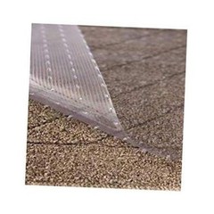 Clear Vinyl Plastic Floor Runner/Protector – 27″ x 25′ – Low Pile Carpet