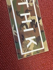 ETHIK Skateboard Glossy Promo Sticker Surfing Surf Skating CLOTHING GEAR CAMO