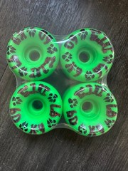 Dogtown K-9 80’s Skateboard Wheels 60mm x 97a – Green (Set of 4)