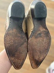 Vintage Women’s Size 9 Hyer Boots by Tony Lama Olive Nubuck Leather 024808092